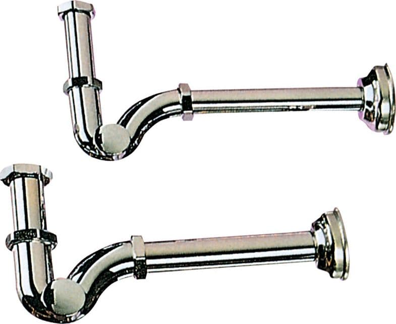 Sifone a S Ottone Cromato Ø 1 Alco 2,0 Blister Bl