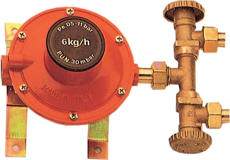 Pl Centralina per Gas a 2 Rubin 4 kg H Mignon Amaflex 2 Pezzi