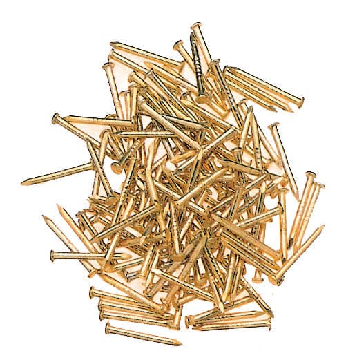 Sc Chiodi Tb 1,5X12 Ferro Ottonato 100 Pz*- Cbd Di Borghetti- 5,0 Pz