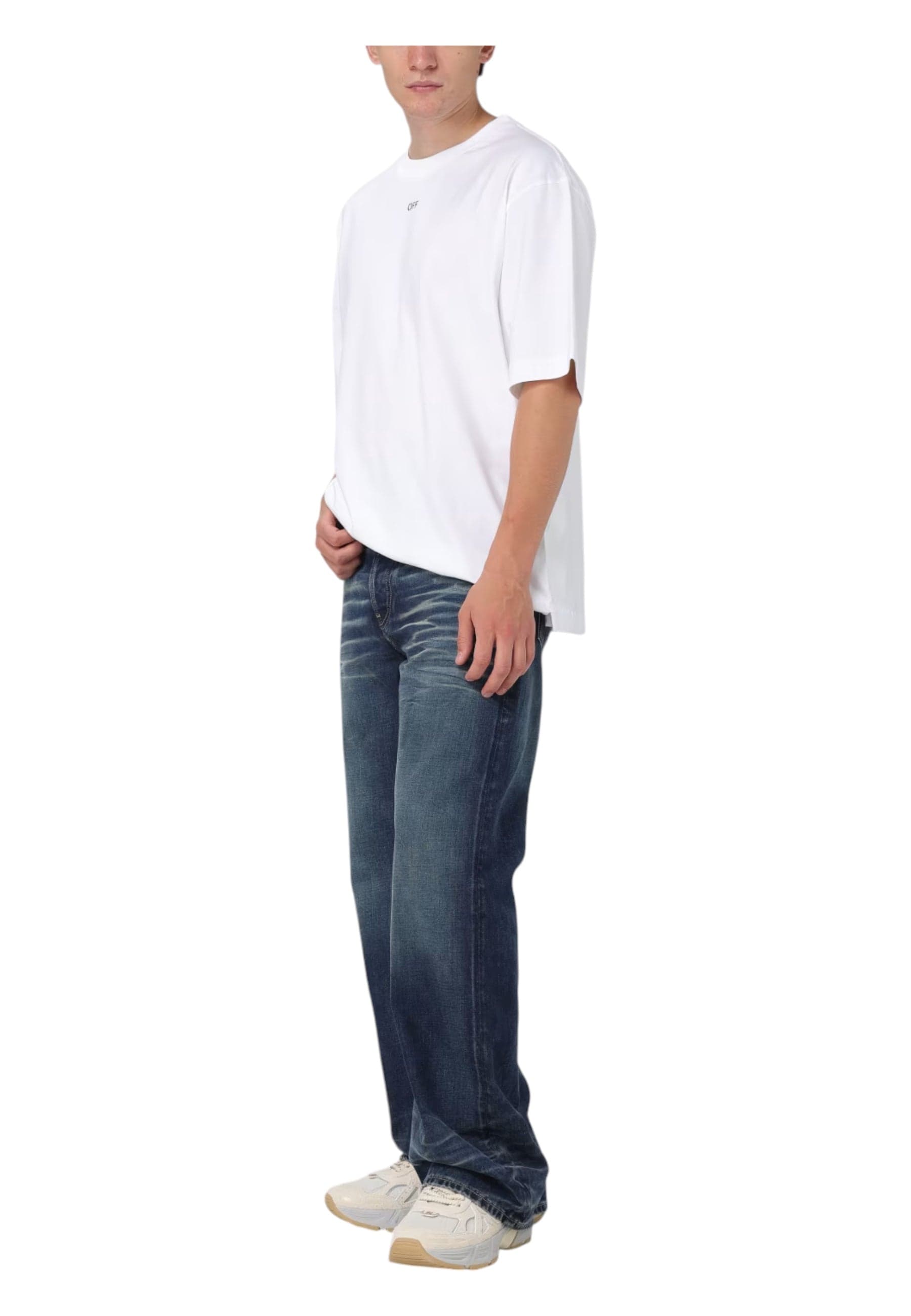 Off-White T-shirt Adulto unisex Oversize da donna in T-shirt Drestige - Casamassima, commercioVirtuoso.it