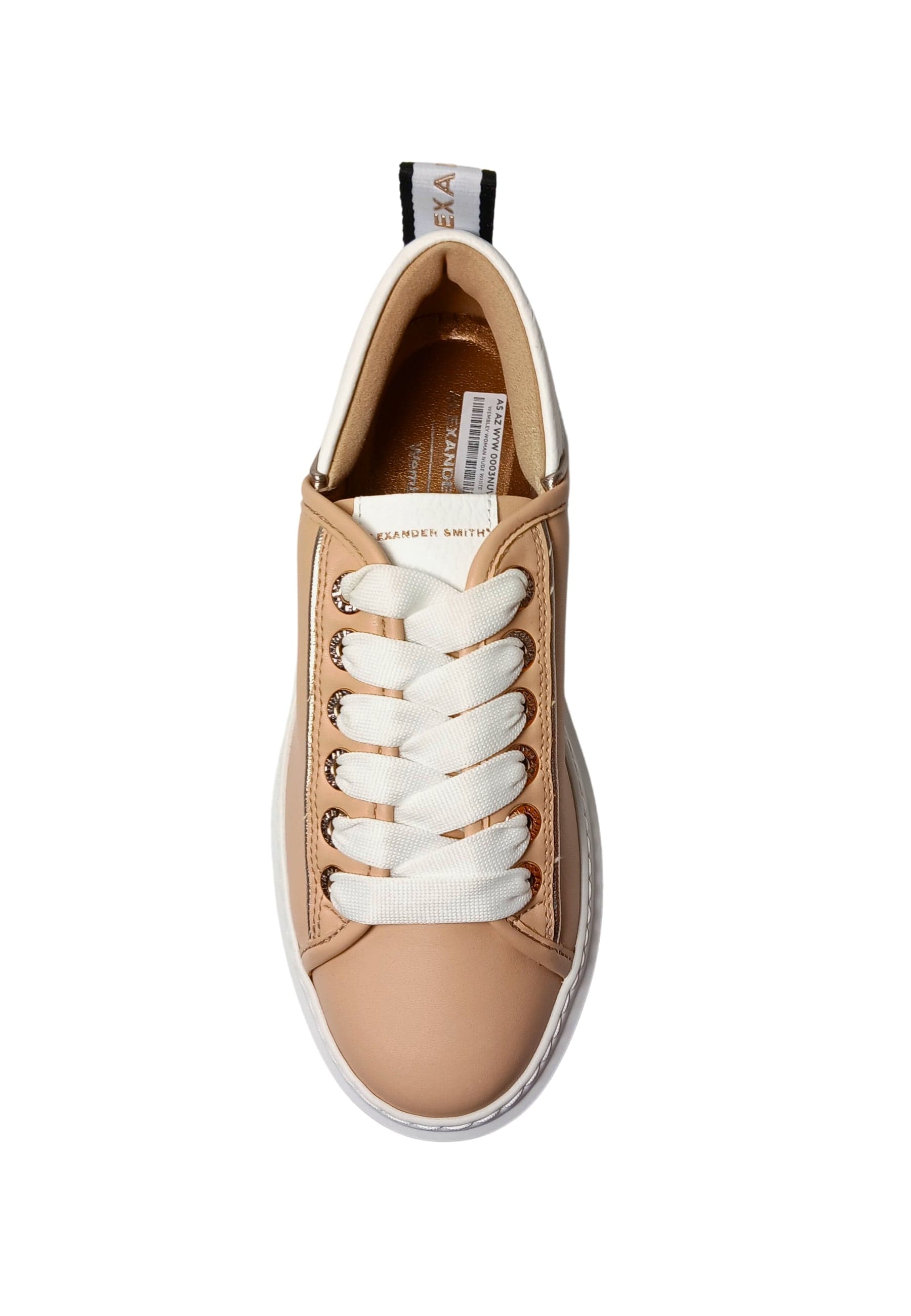 ALEXANDER SMITH Scarpe Donna Alexander Smith Wembley Woman-Nude White da donna in Sneaker casual Drestige - Casamassima, commercioVirtuoso.it