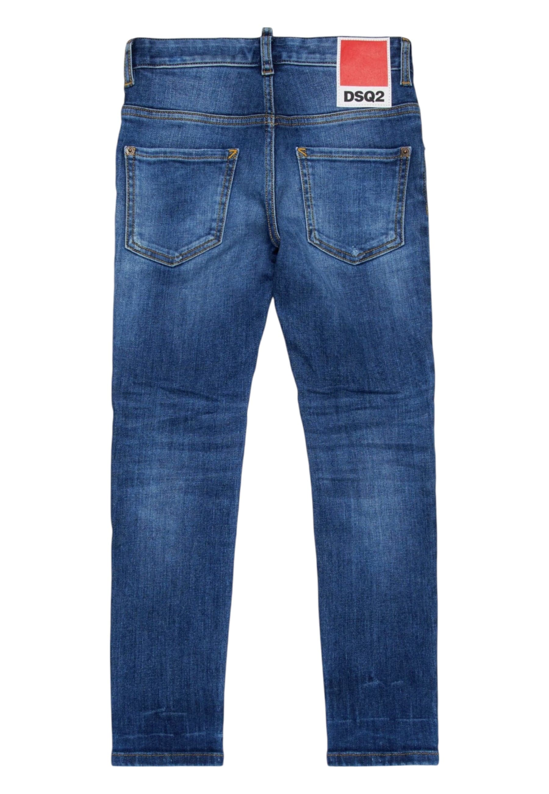 DSQUARED2 Jeans Bambino Dsquared2 Skater con strappi da bambino in Jeans Drestige - Casamassima, commercioVirtuoso.it