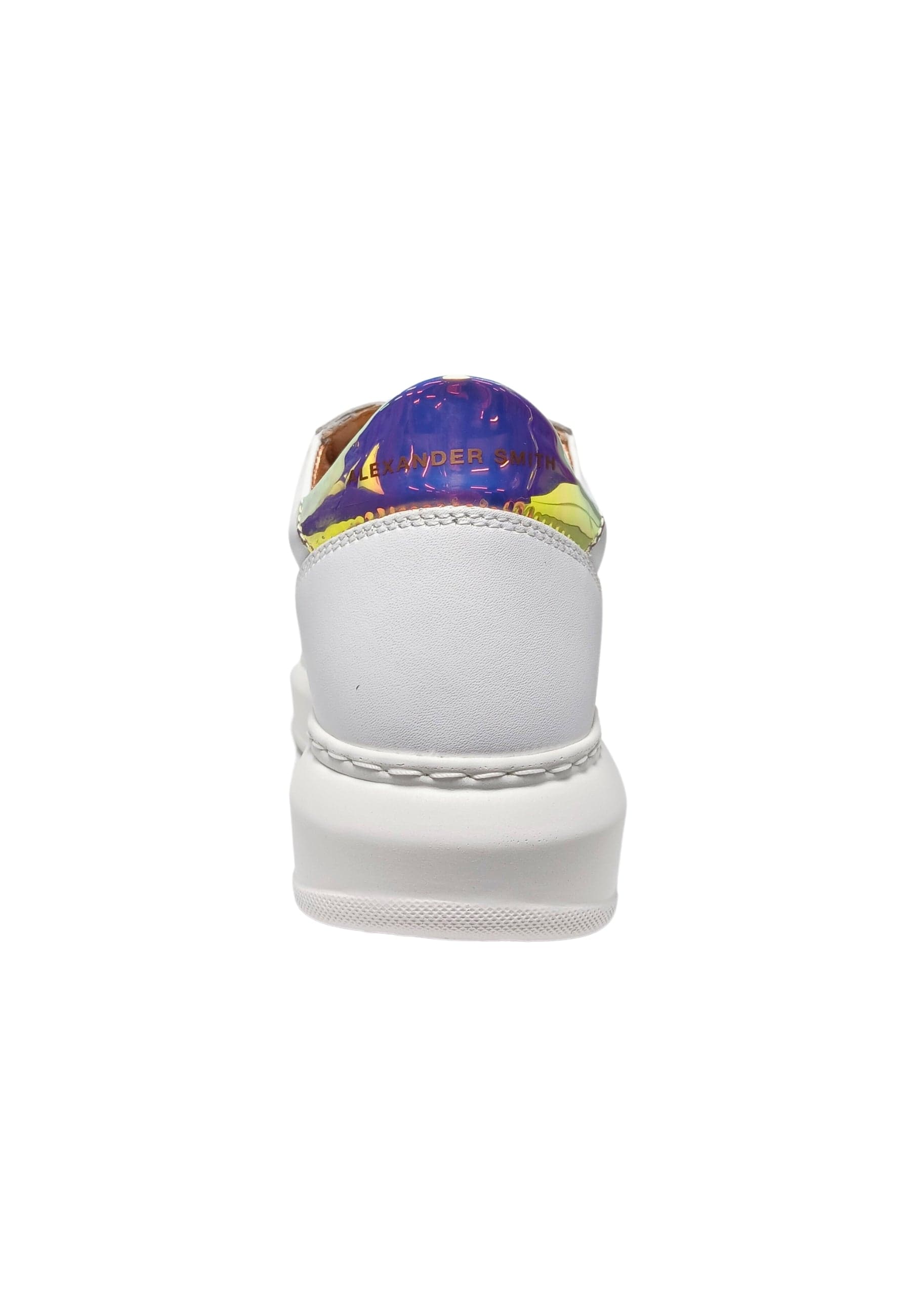 ALEXANDER SMITH Scarpe Donna Alexander Smith Cambridge Woman- White Iride Peach da donna in Sneaker casual Drestige - Casamassima, commercioVirtuoso.it