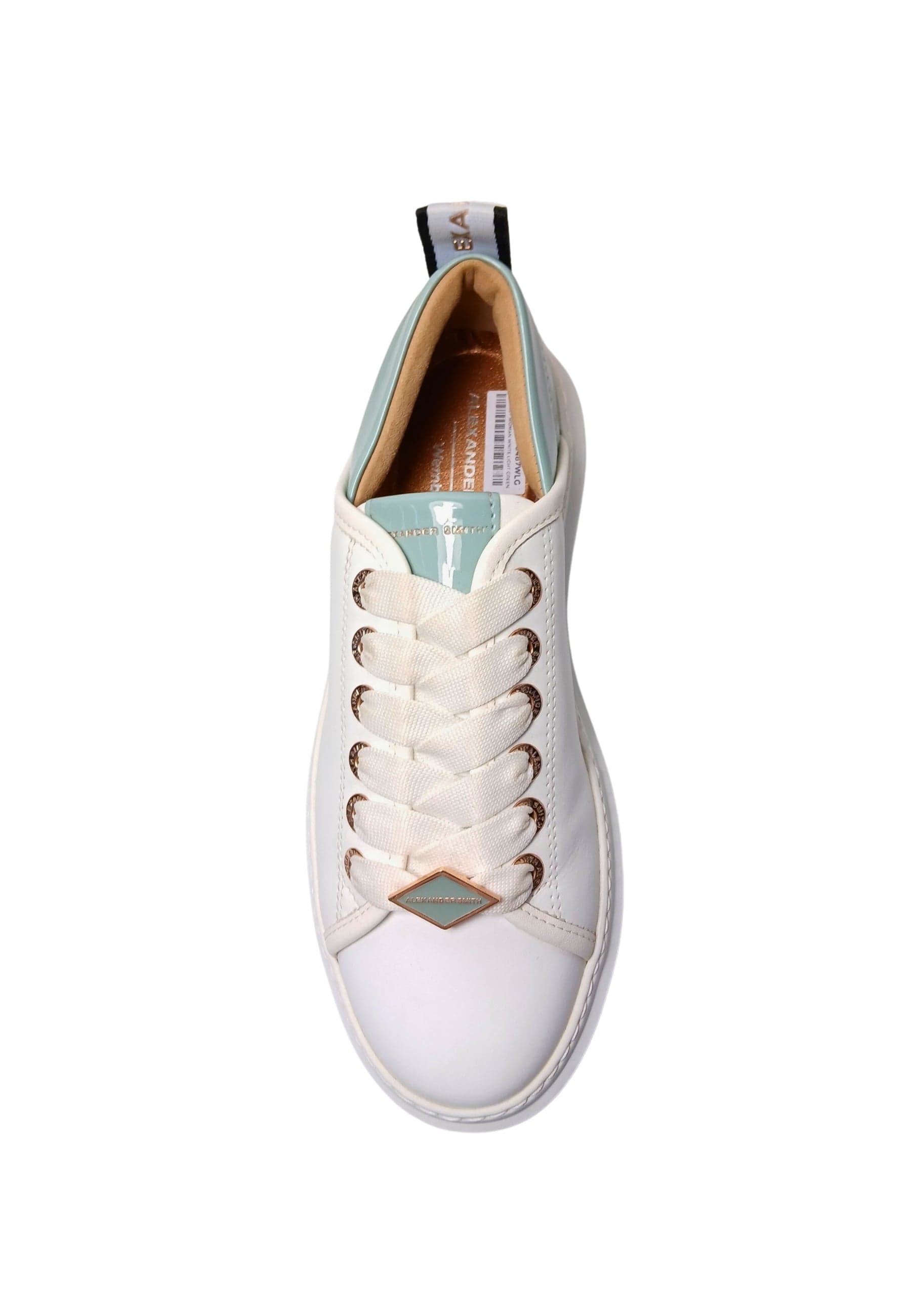 ALEXANDER SMITH Scarpe Donna Alexander Smith Wembley Woman-White Light Green da donna in Sneaker casual Drestige - Casamassima, commercioVirtuoso.it