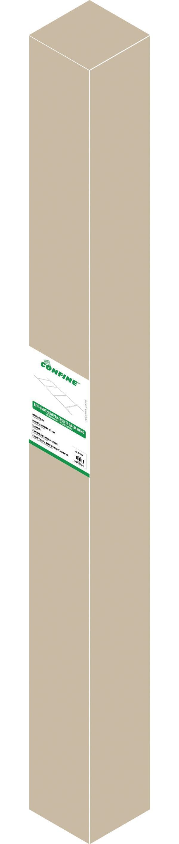 Confine Kit Di Fondazione Per Casetta Da Giardino Cm. 213X131X195 H (Cod. 56399) in Casette da giardino BricoGo - Marano di Napoli, commercioVirtuoso.it