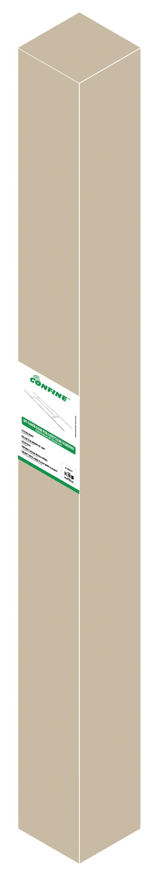 Confine Kit Di Fondazione Per Casetta Da Giardino Cm. 277X195X203 H (Cod. 56400) in Capanni BricoGo - Marano di Napoli, commercioVirtuoso.it
