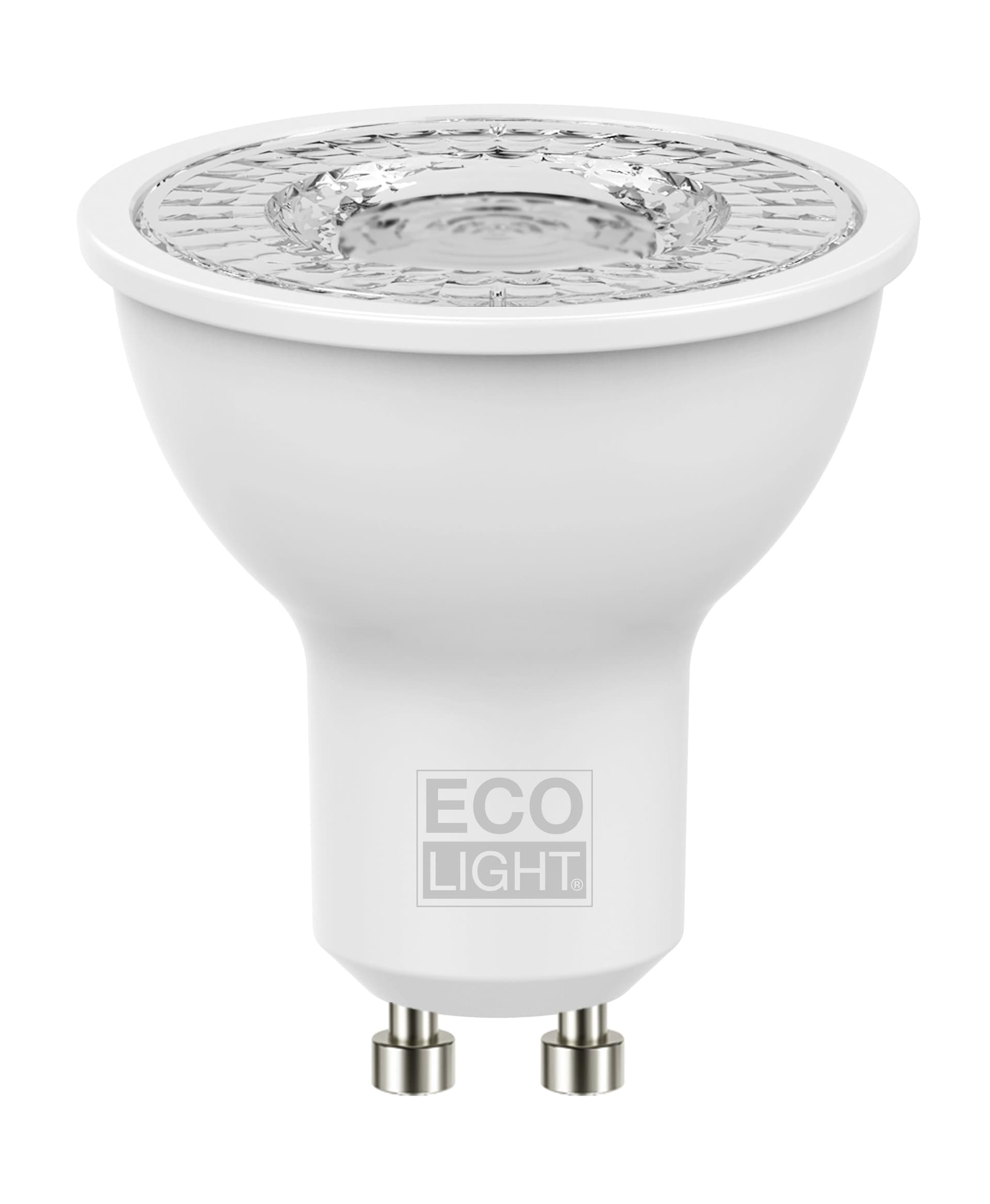 Lampada a LED Spot GU10 Fascio 110 ° Luce Naturale 8 W 10 Pezzi Ecolight