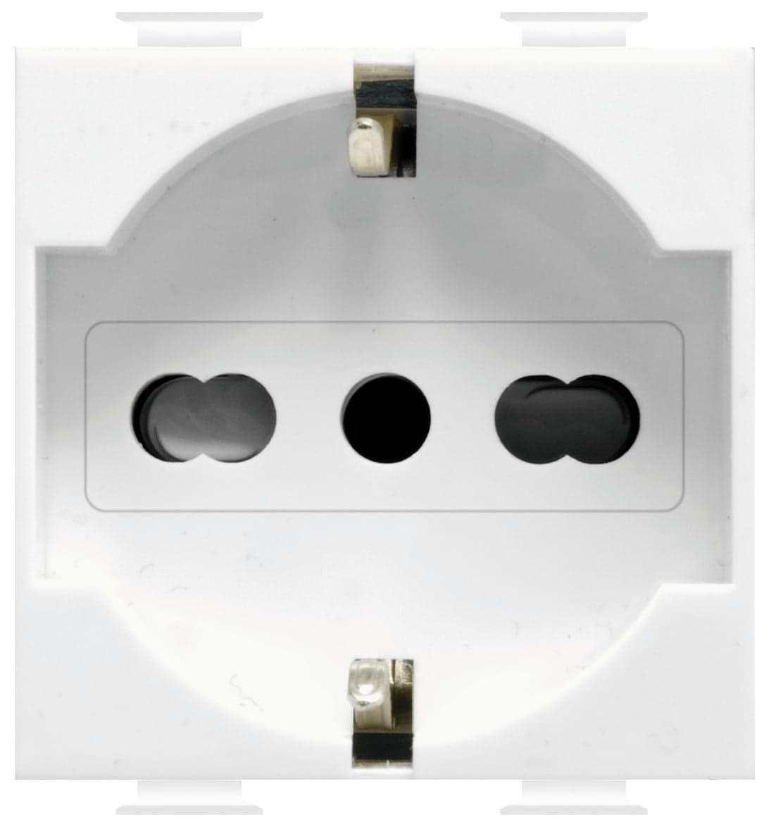 Feb Elettrica Presa Di Sicurezza Unel Bipasso 2P+T 10-16A Fit Col. Bianco 10.00 Pz