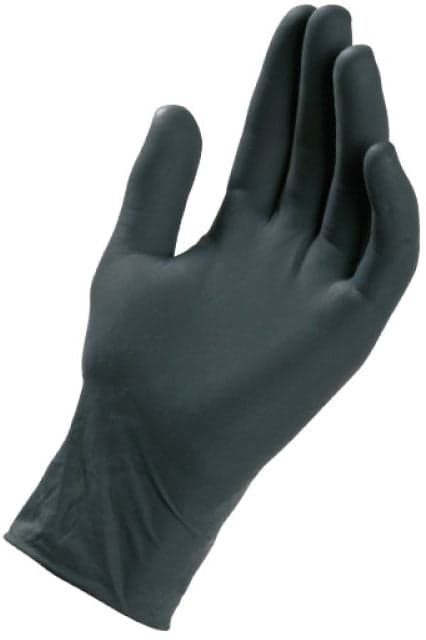 Guanti Monouso In Nitrile Black Nitro Dpi 3 Cf.100 Pz Col. Nero Tg. 7/7,5 (M)