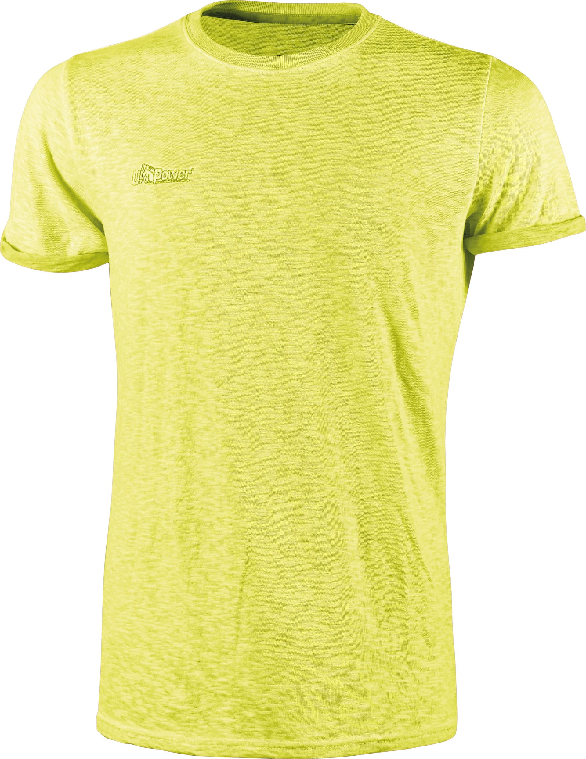 T Shirt Fluo Colore Giallo Fluo Misura L U Power