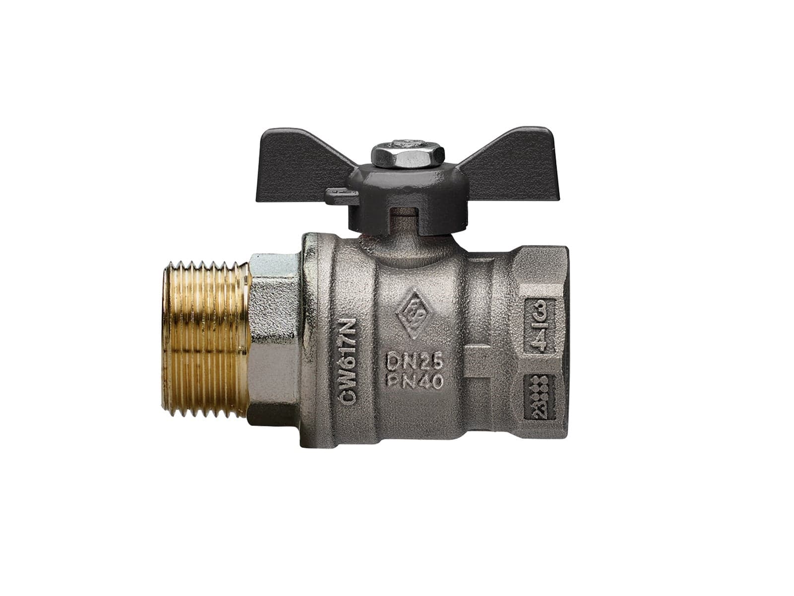 Valvola A Sfera A Passaggio Totale Mf Con Farfalla Junior-Sfer- 1/2 Dn 15 Pn 40- Rb- Pezzi 1 in Valvole a farfalla BricoGo - Marano di Napoli, commercioVirtuoso.it