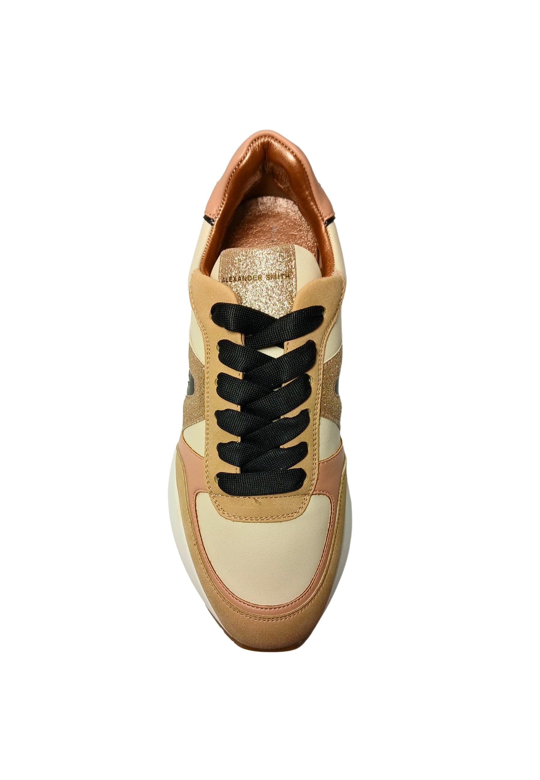 ALEXANDER SMITH Scarpe Donna Alexander Smith Hyde Woman- Cream Gold da donna in Sneaker casual Drestige - Casamassima, commercioVirtuoso.it