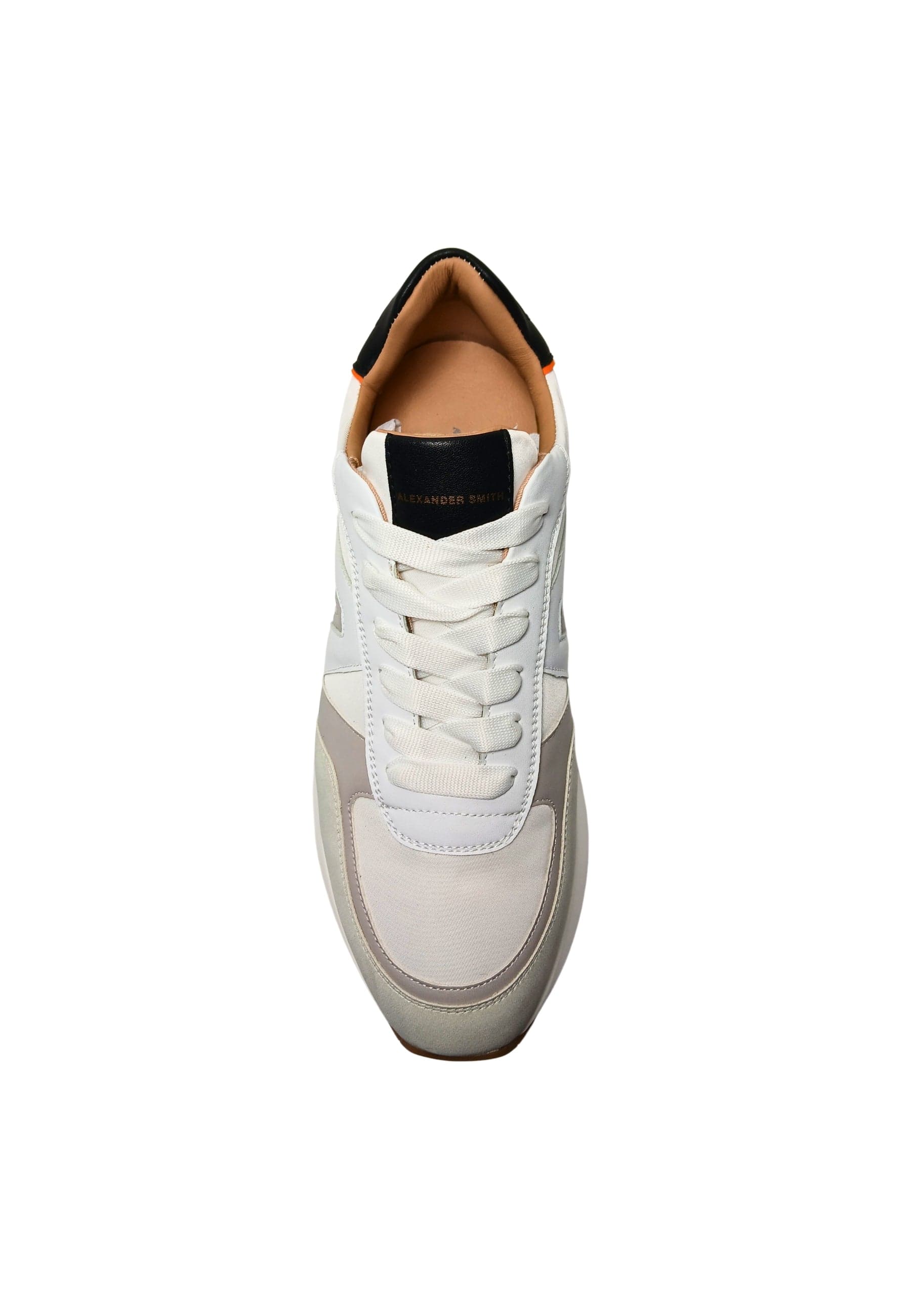 ALEXANDER SMITH Scarpe Uomo Alexander Smith Hyde Man-White Black Orange da uomo in Sneaker casual Drestige - Casamassima, commercioVirtuoso.it