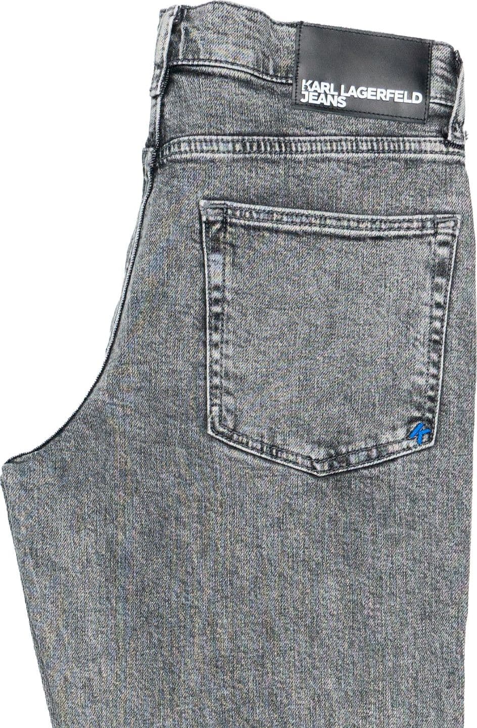 KARL LAGERFELD Jeans Gamba Dritta Uomo Karl Lagerfeld Washed Black da uomo in Jeans Drestige - Casamassima, commercioVirtuoso.it