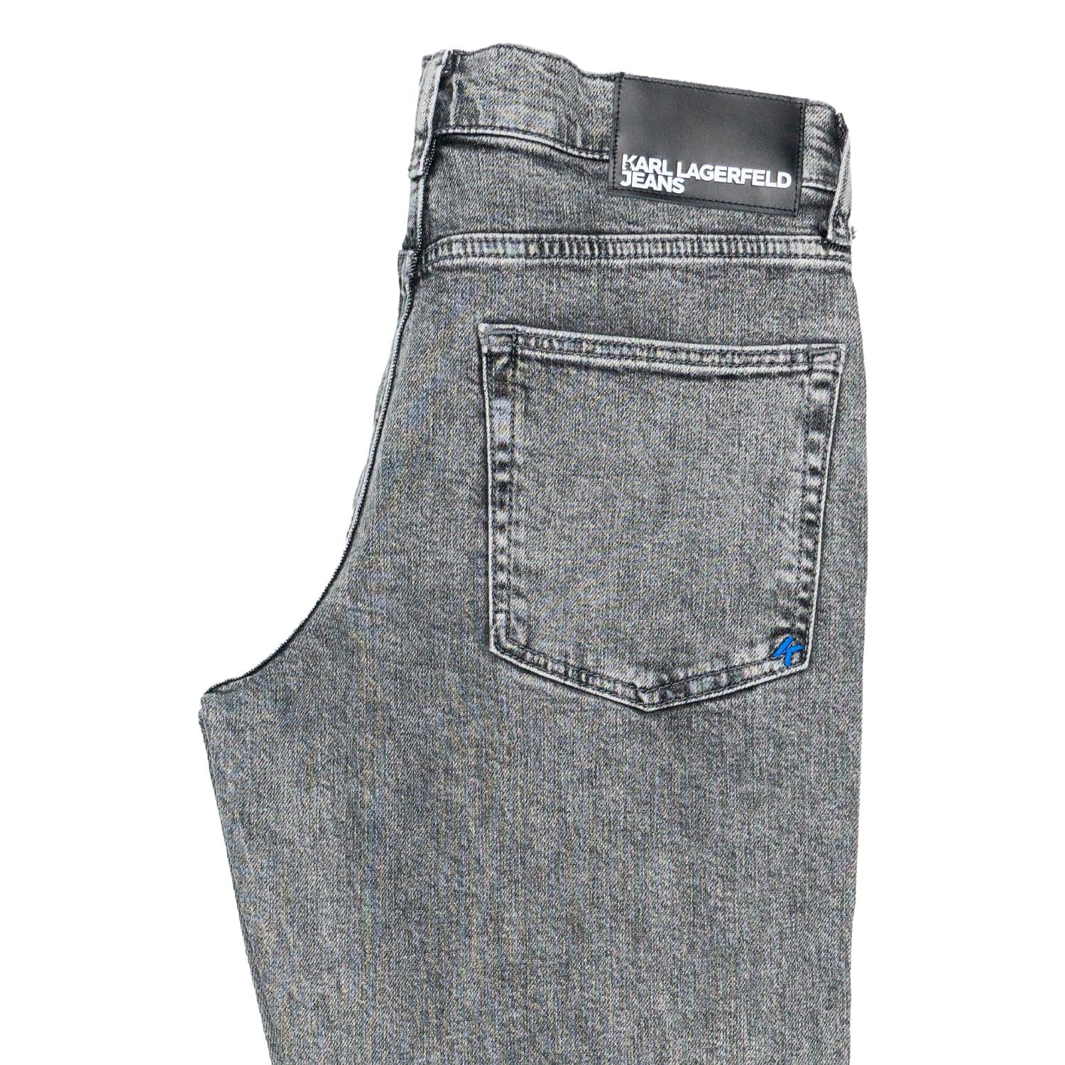 KARL LAGERFELD Jeans Gamba Dritta Uomo Karl Lagerfeld Washed Black da uomo in Jeans Drestige - Casamassima, commercioVirtuoso.it