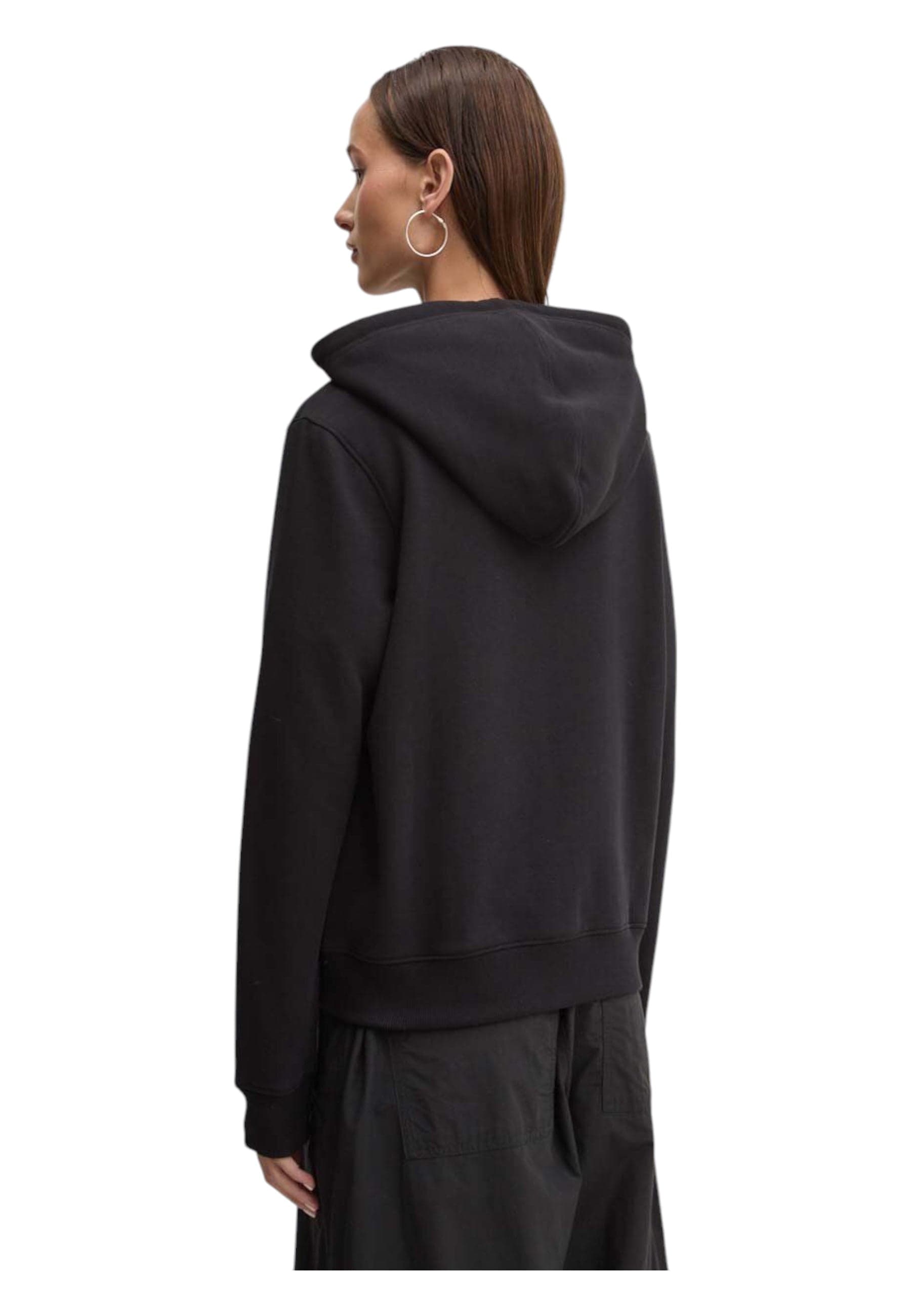 GUESS JEANS Felpa Donna Guess Jeans Full Zip da donna in Felpe con cappuccio Drestige - Casamassima, commercioVirtuoso.it
