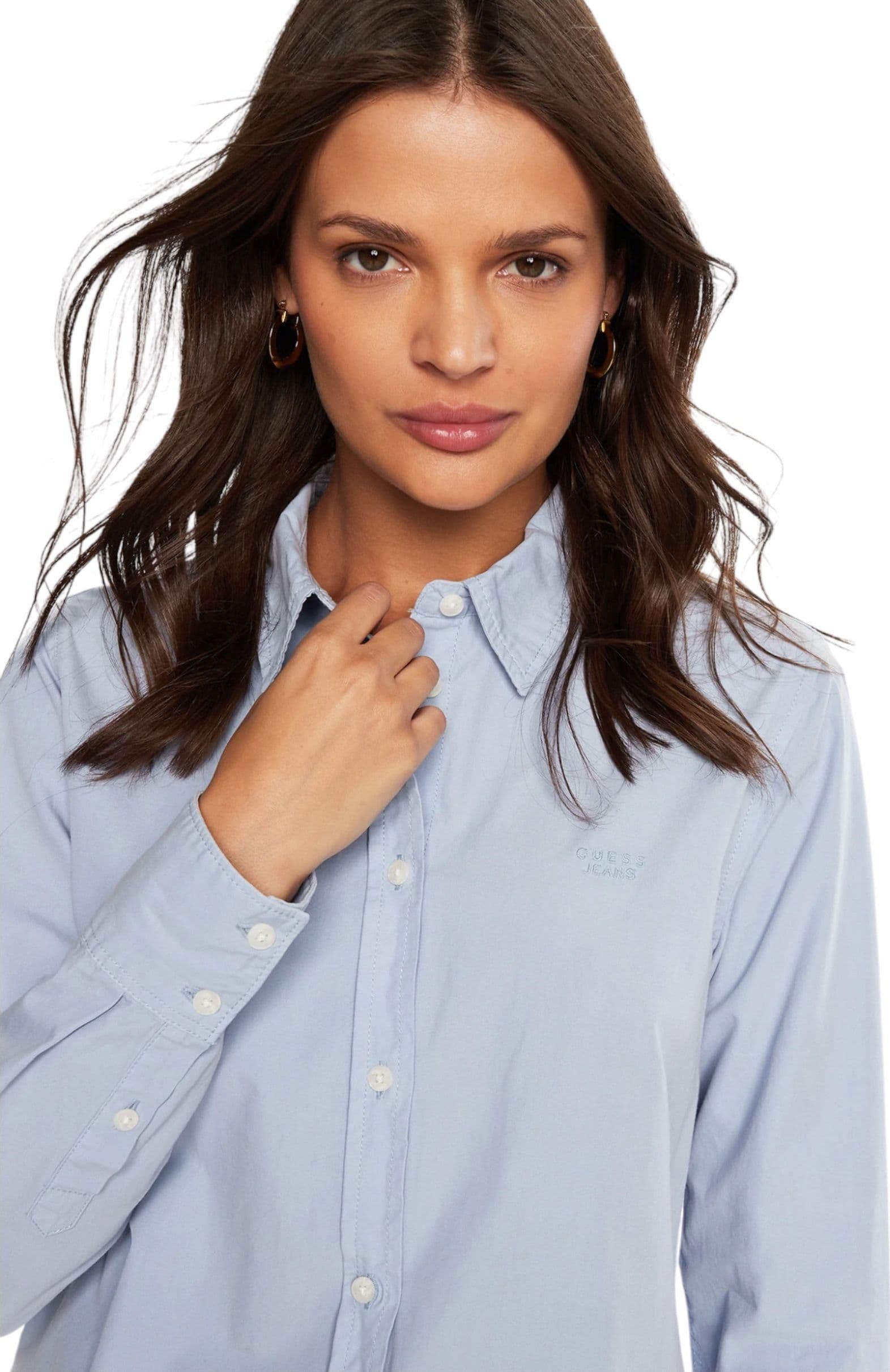GUESS JEANS Camicia Donna Guess Jeans Regular Fit da donna in Bluse e camicie Drestige - Casamassima, commercioVirtuoso.it