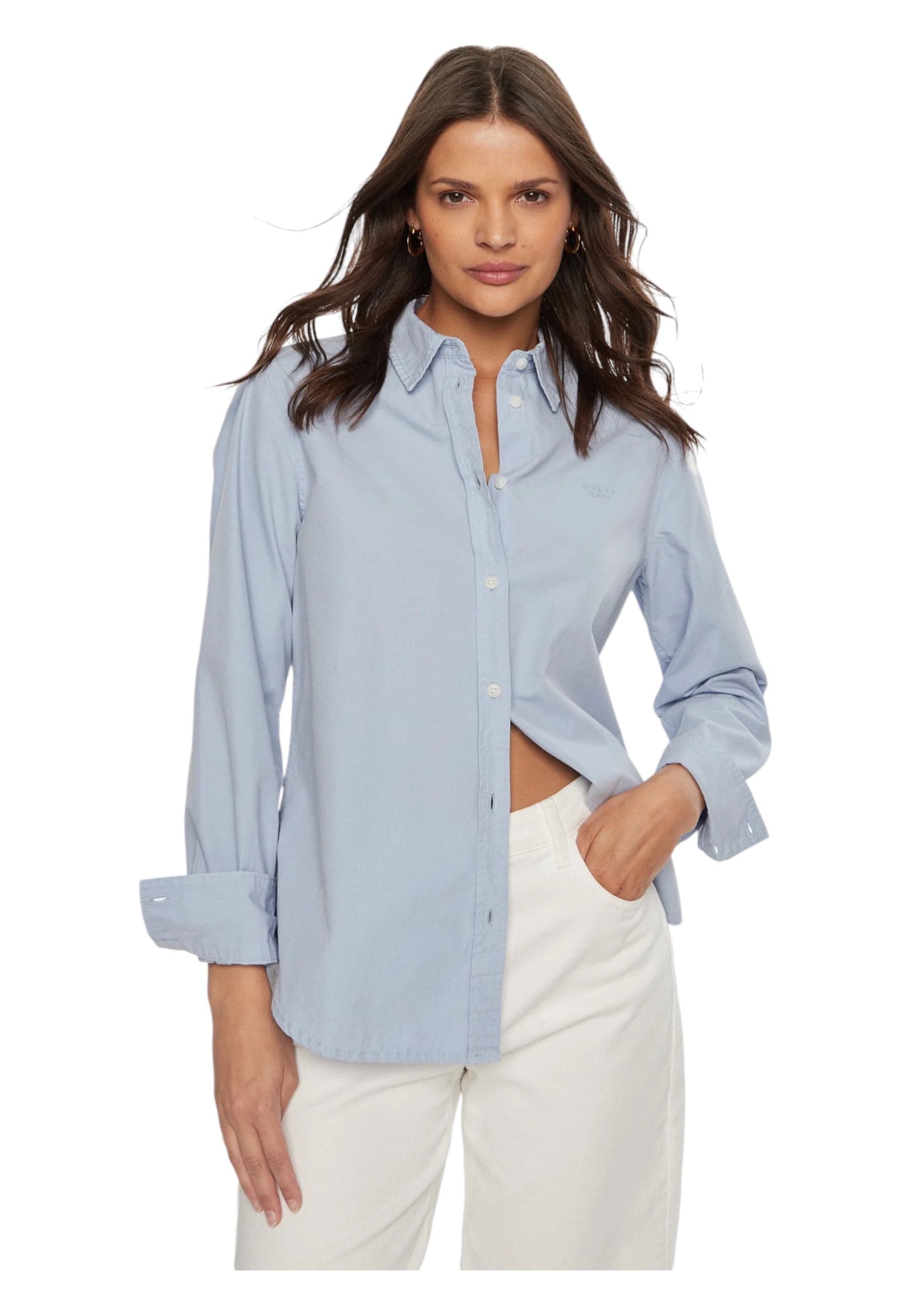 GUESS JEANS Camicia Donna Guess Jeans Regular Fit da donna in Bluse e camicie Drestige - Casamassima, commercioVirtuoso.it