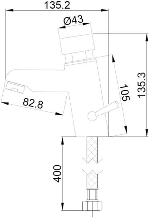 Rubinetto Miscelatore Temporizzato Per Lavabo In Ottone Cromato 07420.N Nofer in Rubinetti per lavandini bagno BricoGo - Marano di Napoli, commercioVirtuoso.it