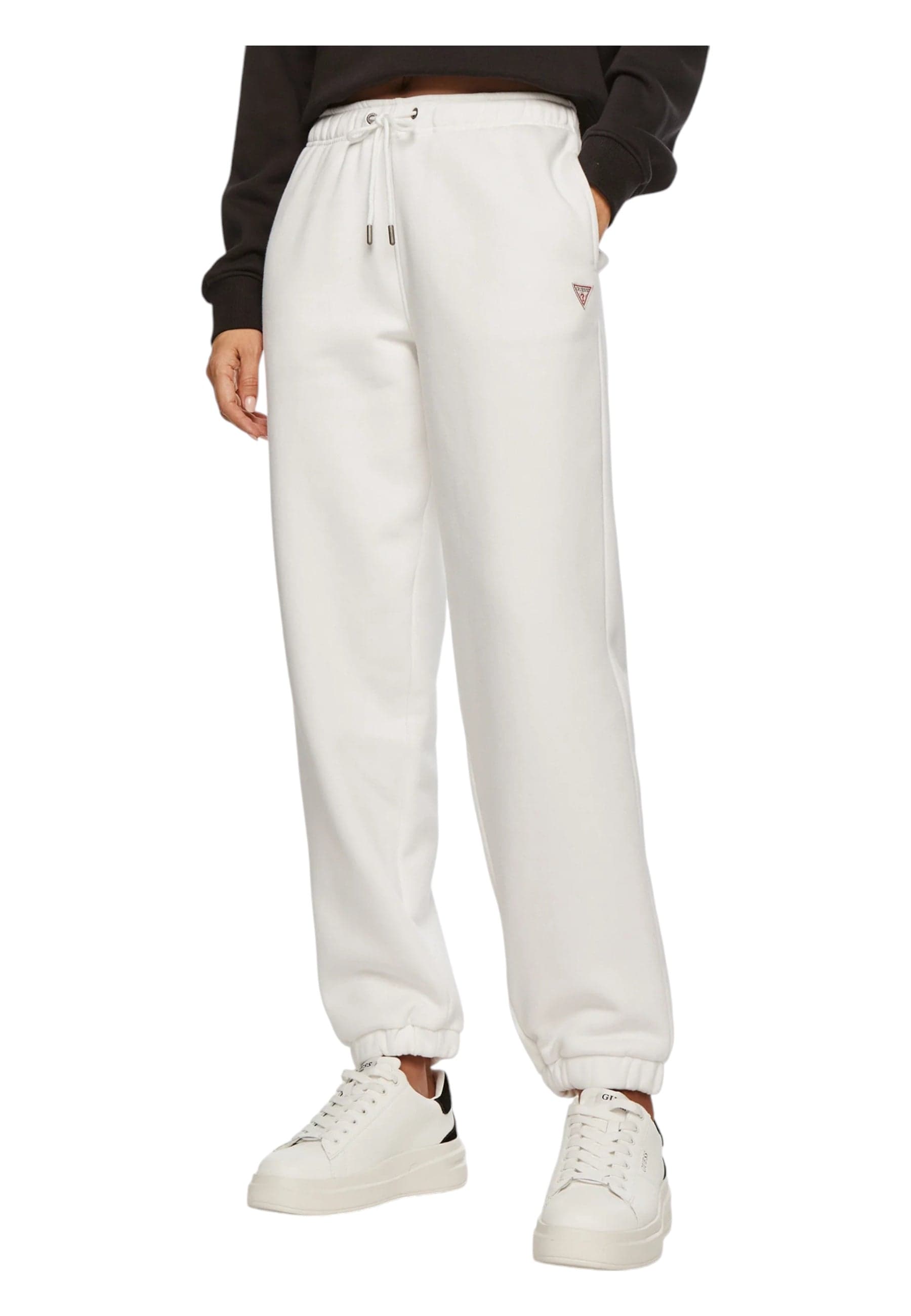 GUESS JEANS Pantaloni Donna Guess Jeans Tuta Regular Fit da donna in Pantaloni sportivi Drestige - Casamassima, commercioVirtuoso.it