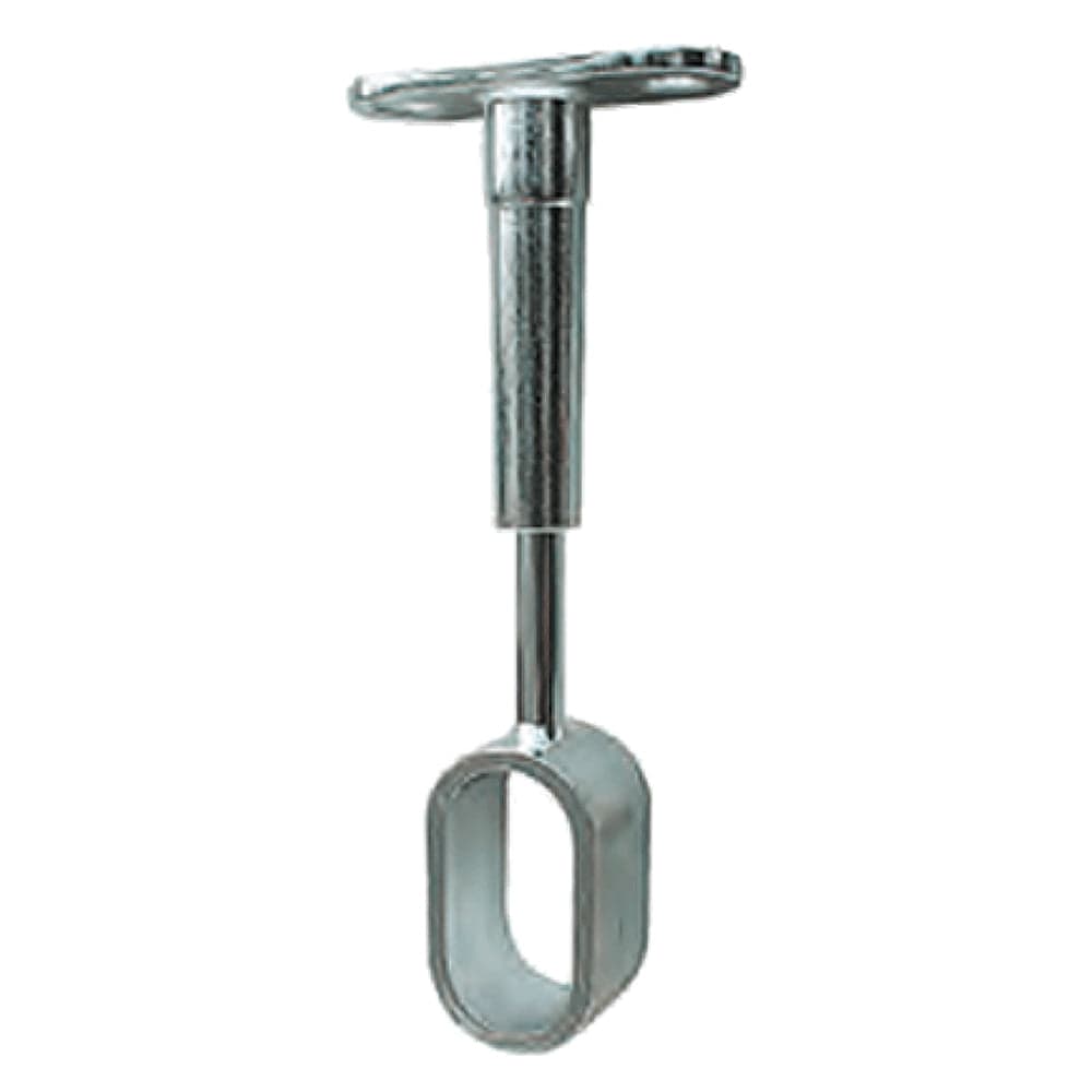 Reggitubo Centrale per Tubo Ovale Aperto Cromato PZ 1 15 x 30 mm