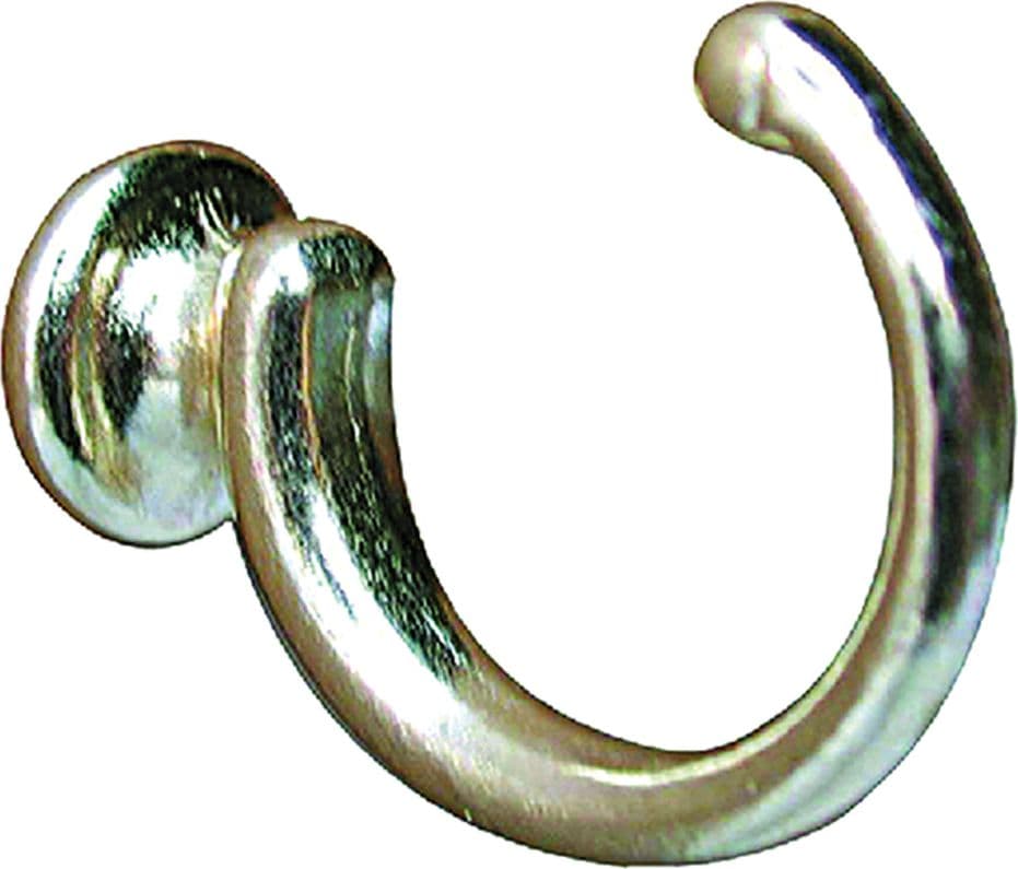 GANCIO PER TENDA 'FIRENZE' mm. 23 bronzato - pz. 2  - Blister Koncreto