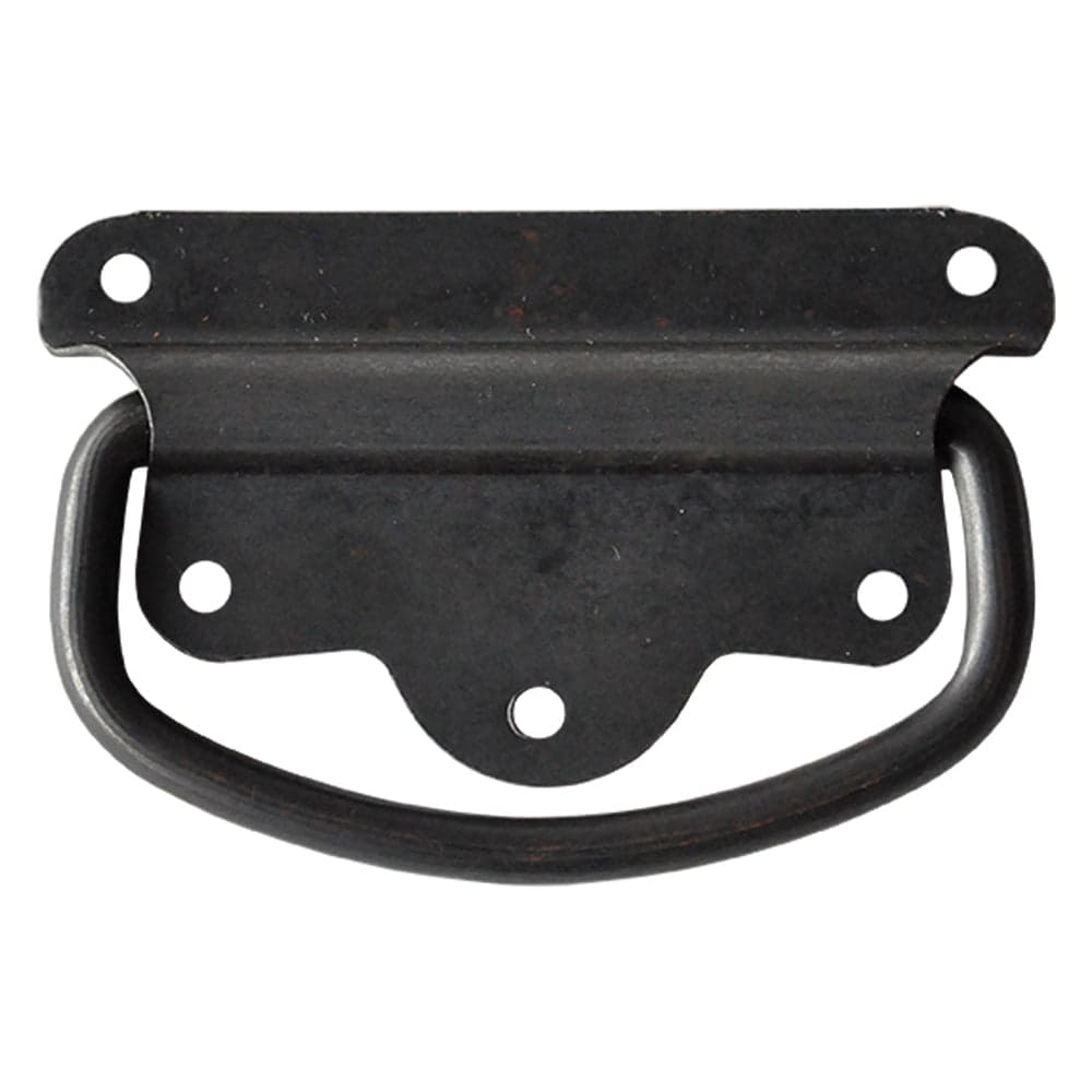 MANIGLIA AMERICANA PER BAULI mm   90 nera - pz 1  - Blister Koncreto