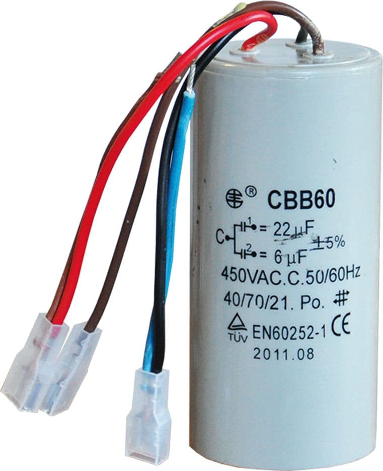 Condensatore per Tt 125 12,5 Mf + 3,5 Mf Tiratutto