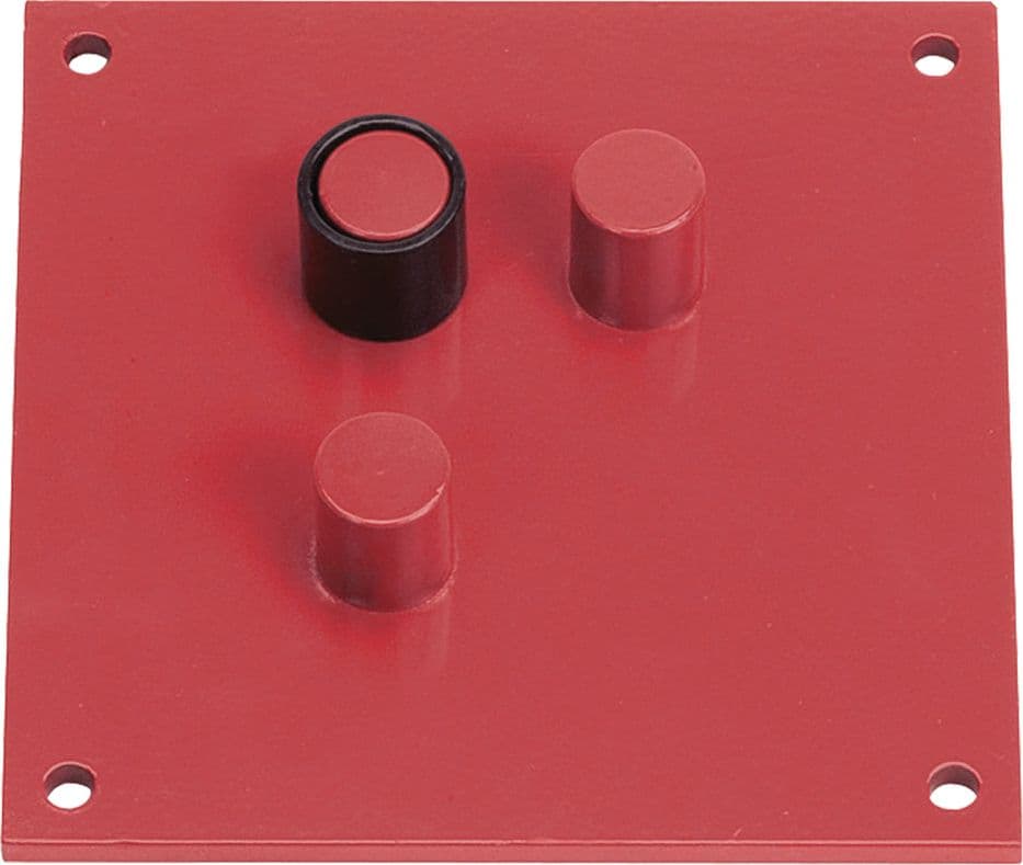 Piastra Piegaferro 25 x 20 cm Ø 22 mm