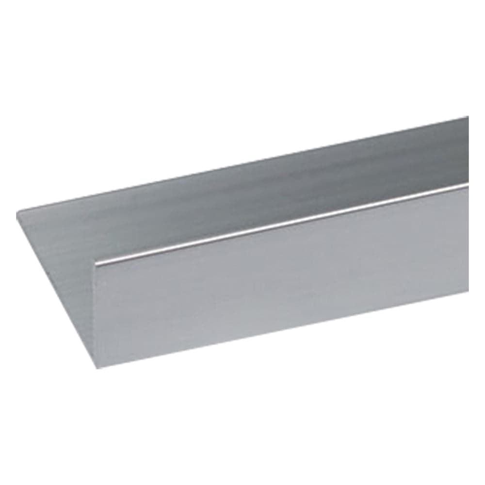PROFILO PER FAI DA TE ANGOLARE TIPO 'L' mm 20 x 10 x 1 - mt 2 arg.brillante- 10 pezzi  - UNIKO