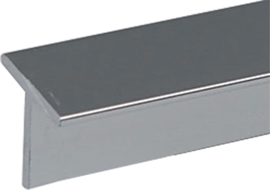 PROFILO PER FAI DA TE A 'T' mm 15 x 15 x 1,5 mt 2 arg.brillante- 10 pezzi  - ARCANSAS
