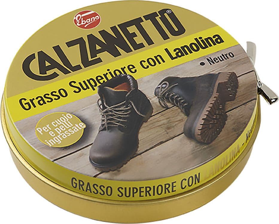 Grasso Protettivo in Pasta per Scarpe Ebano Calzanetto 12 Pezzi 100 ml