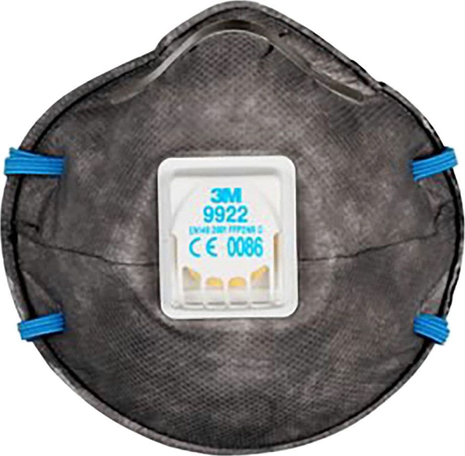 Maschera Respiratoria Serie 9000 con Valvola 9922 Ff P2 3M 10 Pezzi