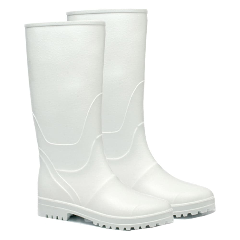 Stivali 'Ginocchio' N. 44 - Colore Bianco - Made In Italy