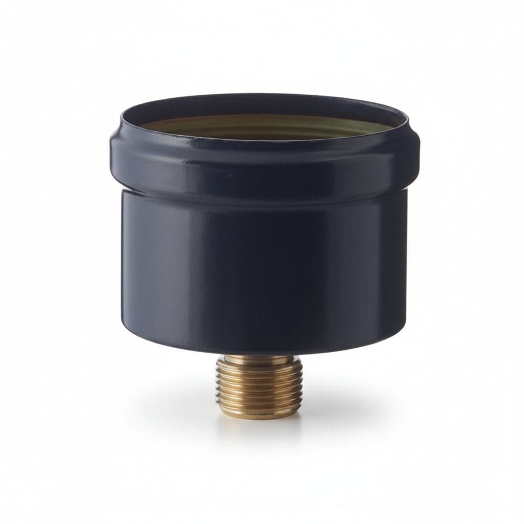 Tappo Scarico Condensa per Stufe a Pellet Nero Opaco Ø 8 mm Cm, 1,2 mm Save