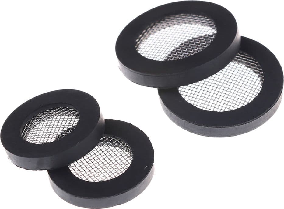 GUARNIZIONE PIANA CON FILTRO A RETE 3/4 - mm 24 x 16 x 3  - BricoGo