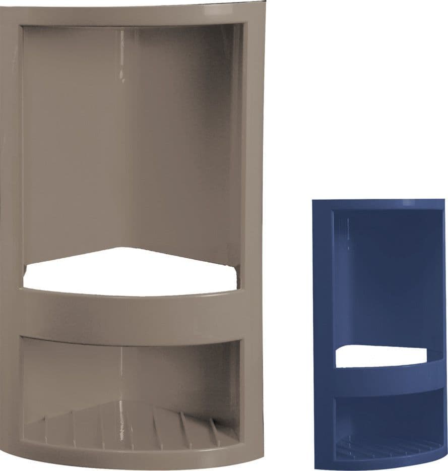 Angolare per Doccia Bianco 14 x 14 x 32,5 cm