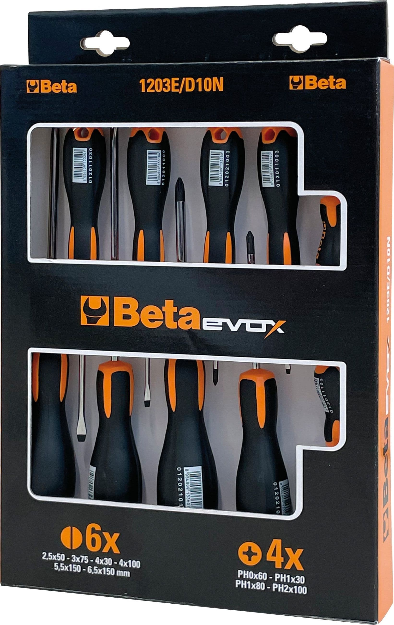 Serie Giraviti 10 Pezzi. Art. 1203E D10N Beta