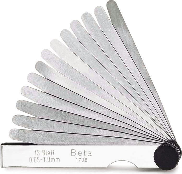 Spessimetro di Precisione Art. 1708 13 Lame Mm 0 05÷1 Beta
