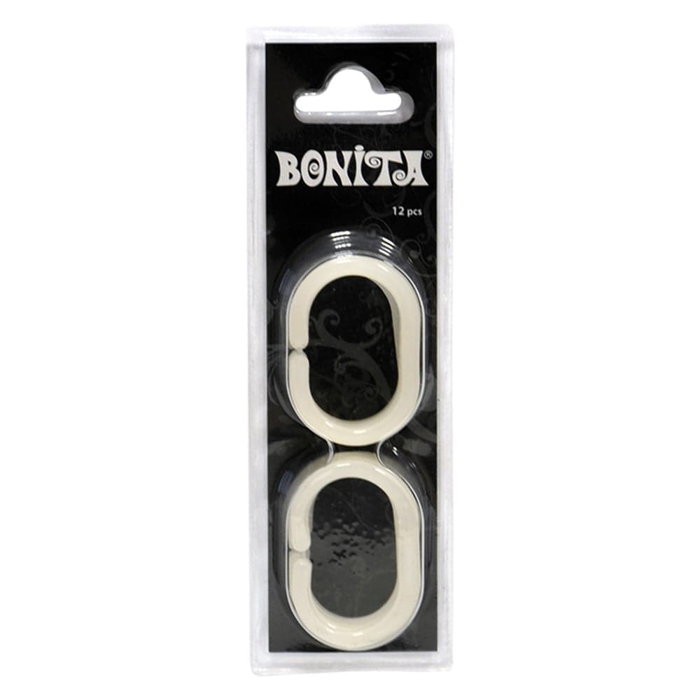 Anelli per Tenda Doccia Bonita 12 Pezzi