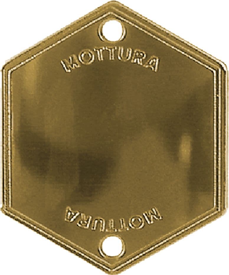 Mostrina Copriforo Art 95146 Mottura Finitura Ottonata