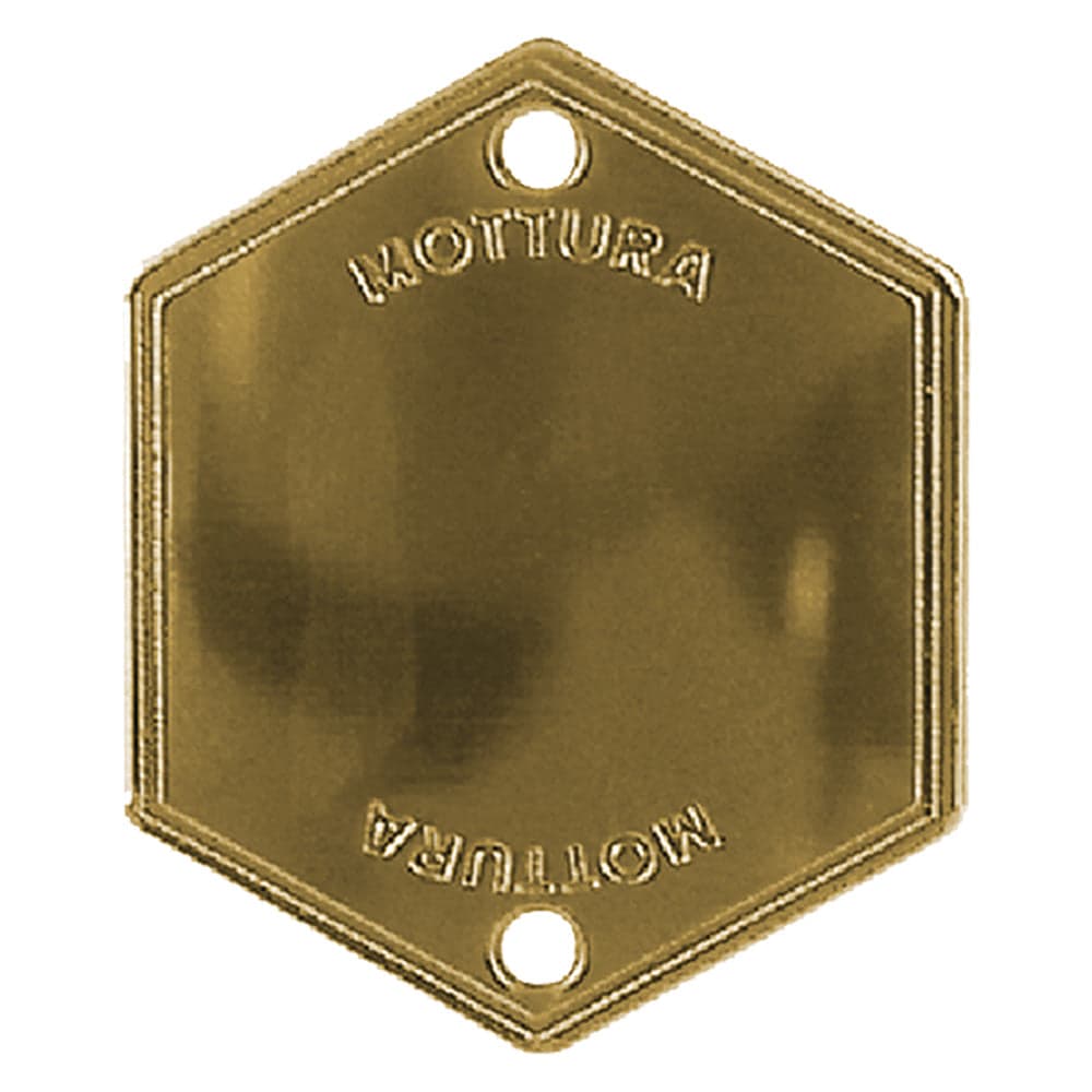 Mostrina Copriforo Art 95146 Mottura Finitura Ottonata