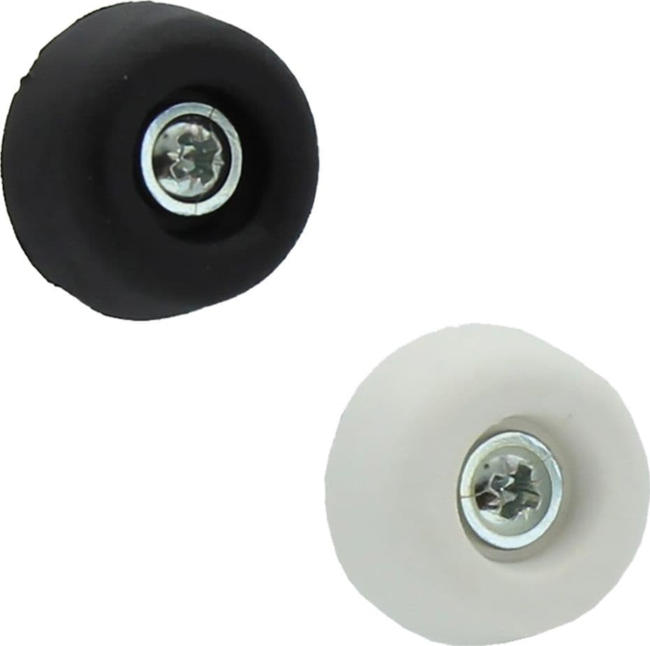 Sottosedia Conico con Vite Colore Bianco 100 Pezzi 30 mm
