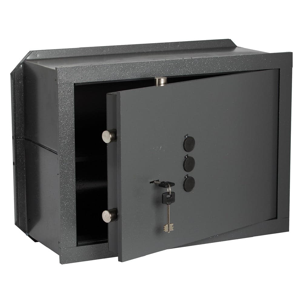 Cassaforte con Chiave e Combinazione 2 Catenacci Cisa 82210 36 x 24 x 20 cm