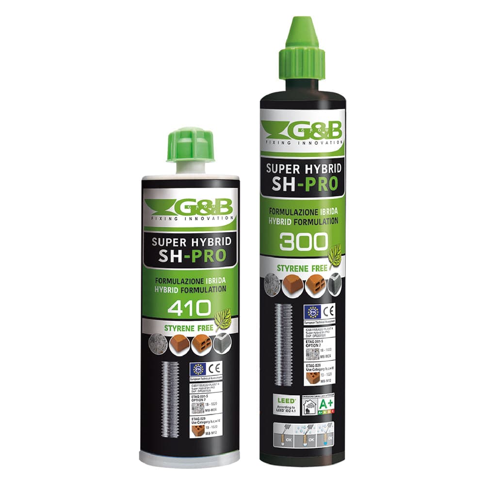 Ancorante Chimico per Pistola G&b Super Hybrid Silicone 12 Pezzi 300 ml