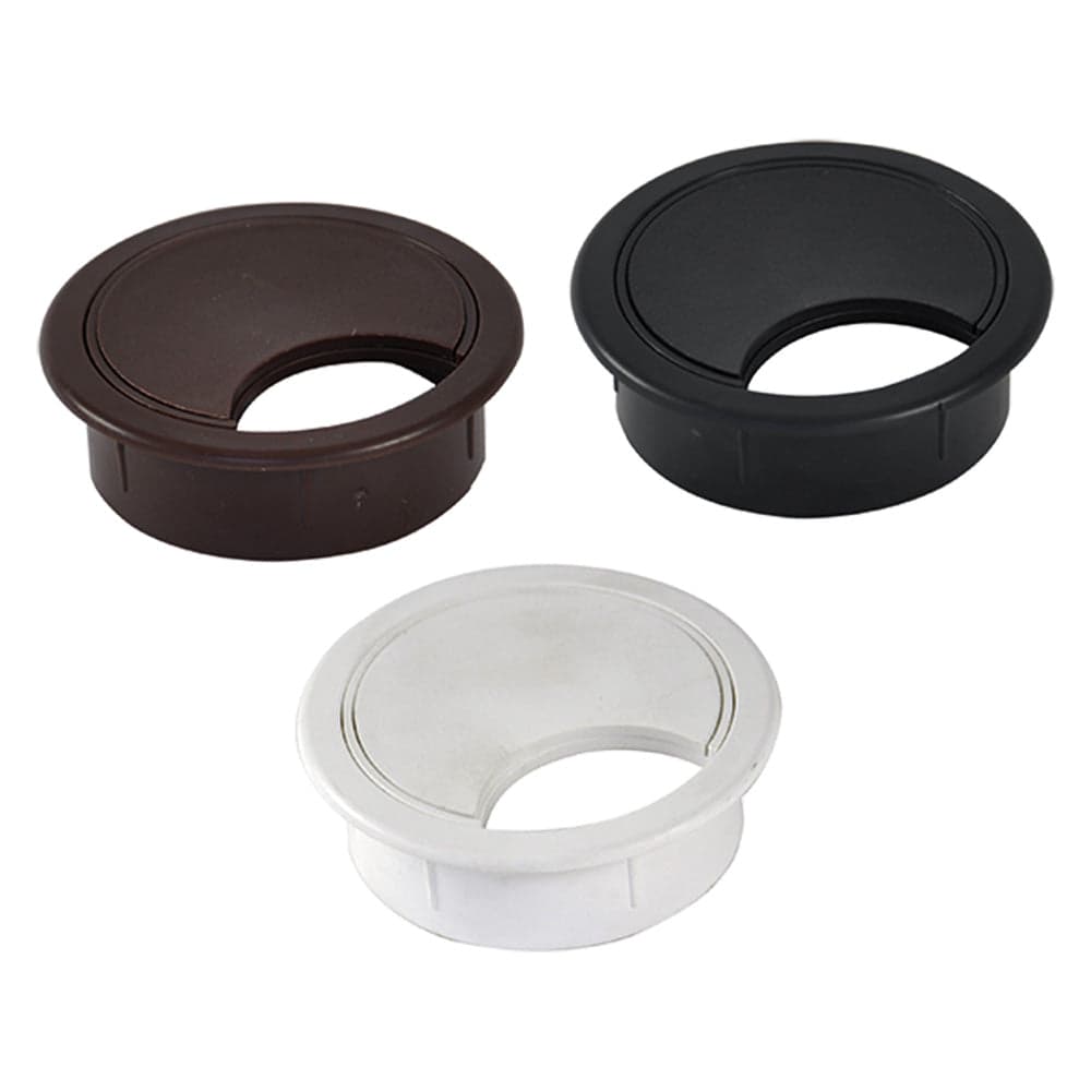 Tappo Passacavi per Scrivania Colore Marrone Ø 60 mm