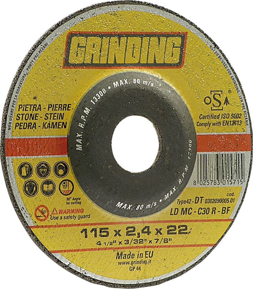 Mola Abrasiva per Marmo Grinding 50 Pezzi Ø 115 x 3,2