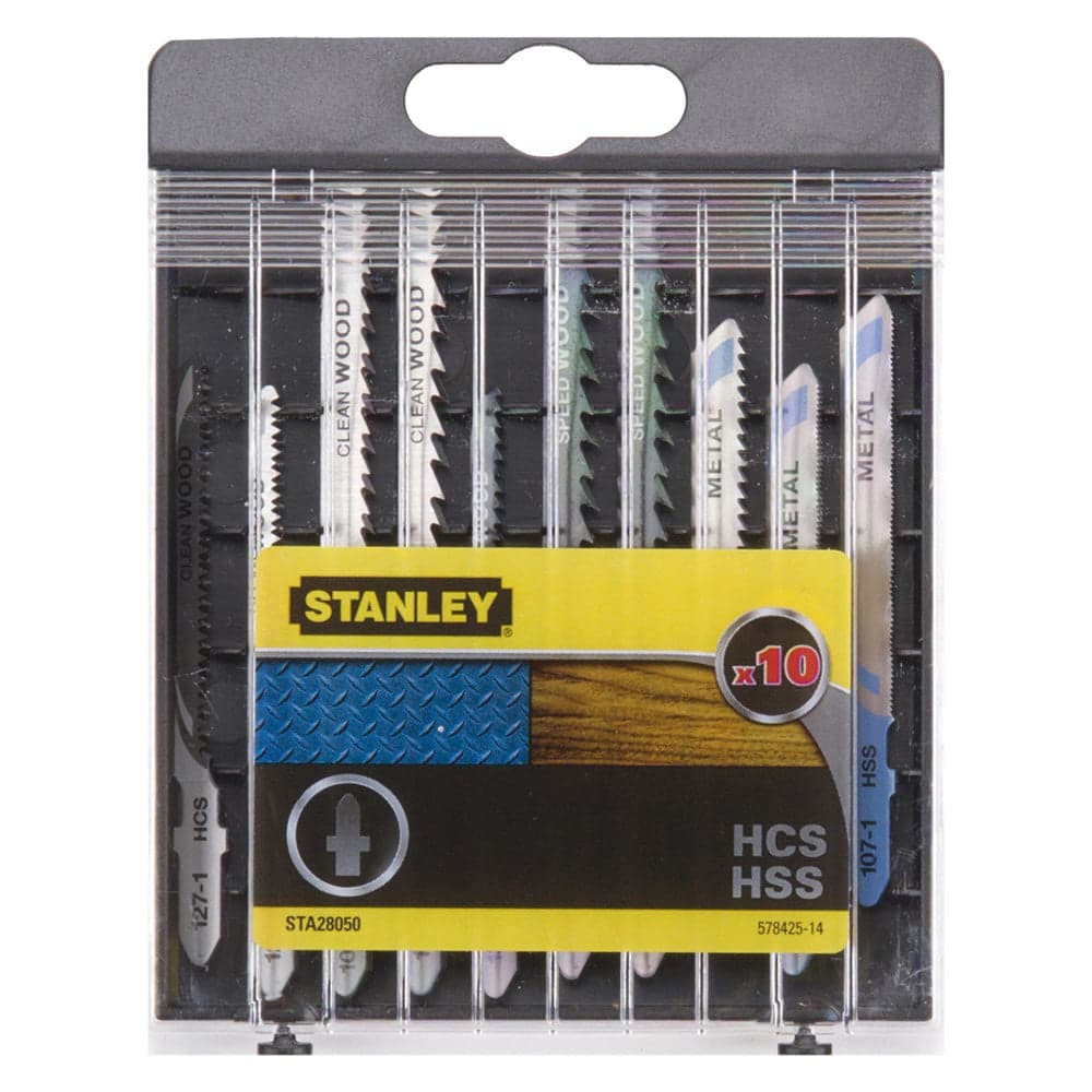 LAMA PER SEGHETTO ALTERNATIVO SET MISTO HCS (5 pz) + HSS (5 pz) - cassetta  - STANLEY