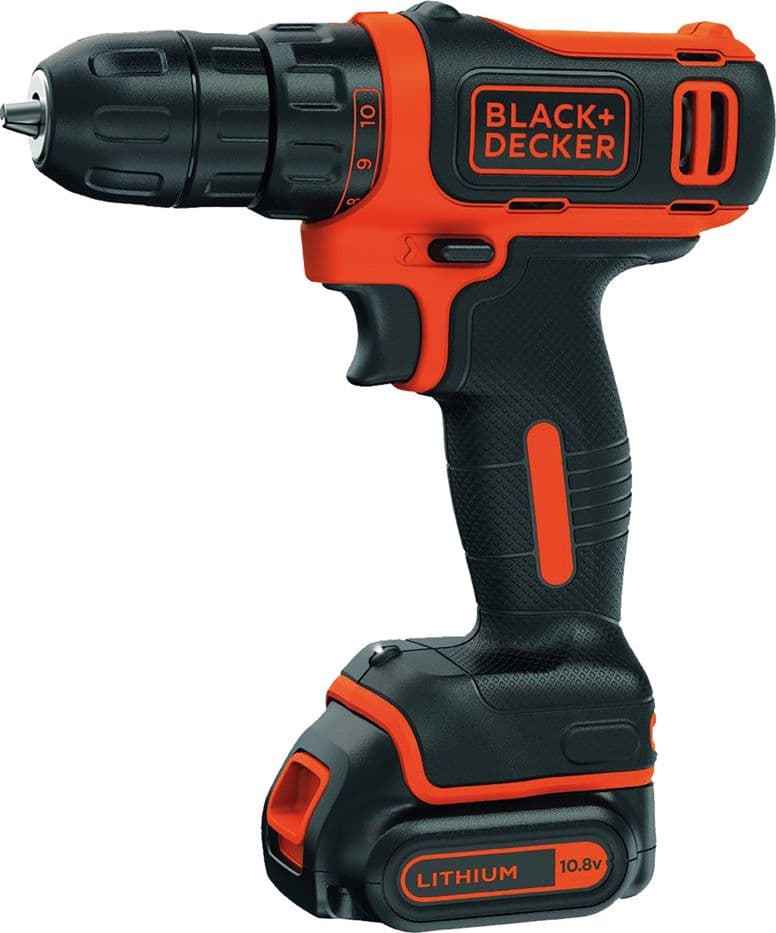 Trapano Avvitatore a Batteria Black Decker BDCDD12 Qw 10,8V 1,5 ah Litio