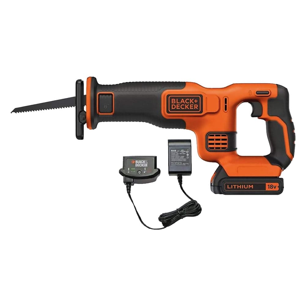 Sega a Gattuccio a Batteria Black Decker BDCR18 Qw 18V 1,5 ah